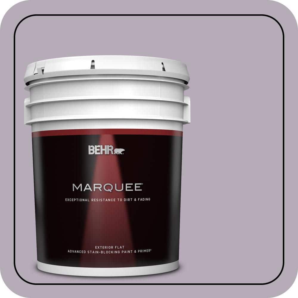 BEHR MARQUEE 5 gal. #MQ5-36 Audition Flat Exterior Paint & Primer (1)