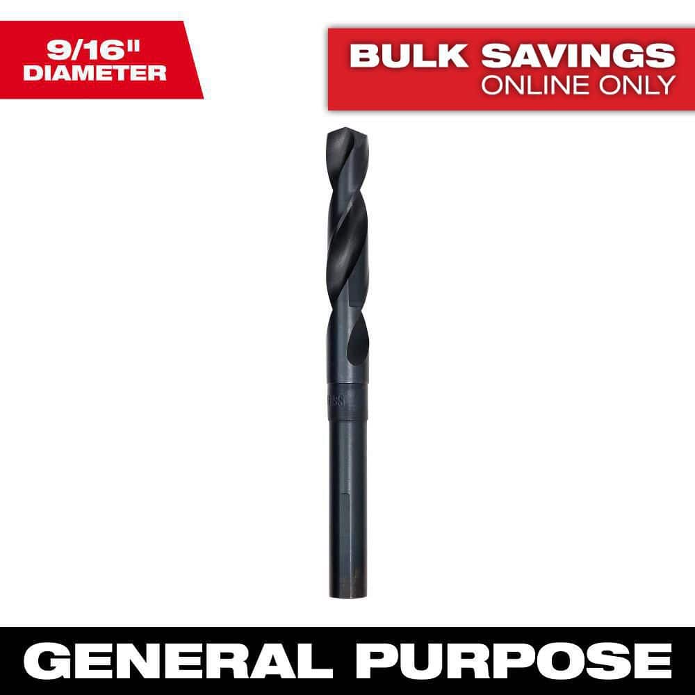 Milwaukee 9/16 in. S and D Black Oxide Drill Bit
