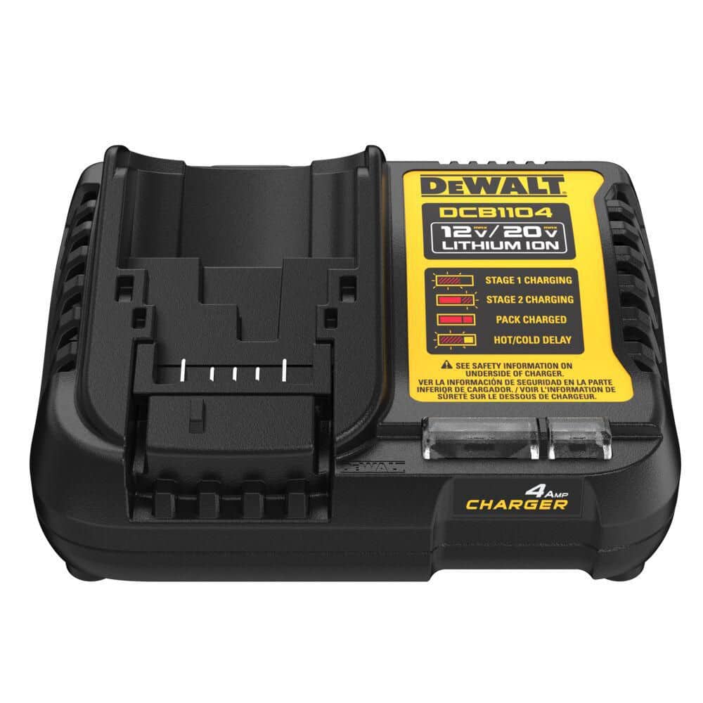 DEWALT 20V MAX Lithium-Ion Cordless 4-Tool Combo Kit with (2) 4.0 Ah Batteries and Charger (3)