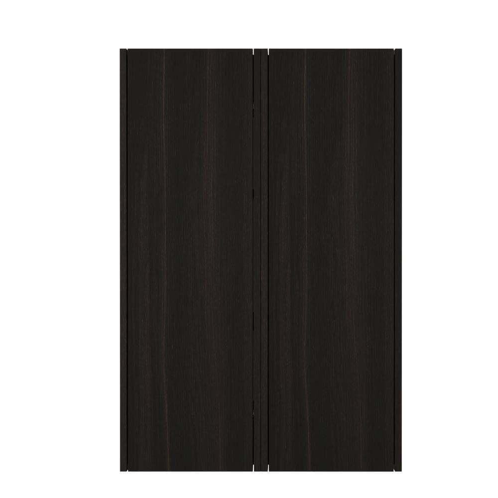 Malwee 24 in. Unassembled Plywood Bathroom Storage Wall Cabinet in Black Chestnut (2)
