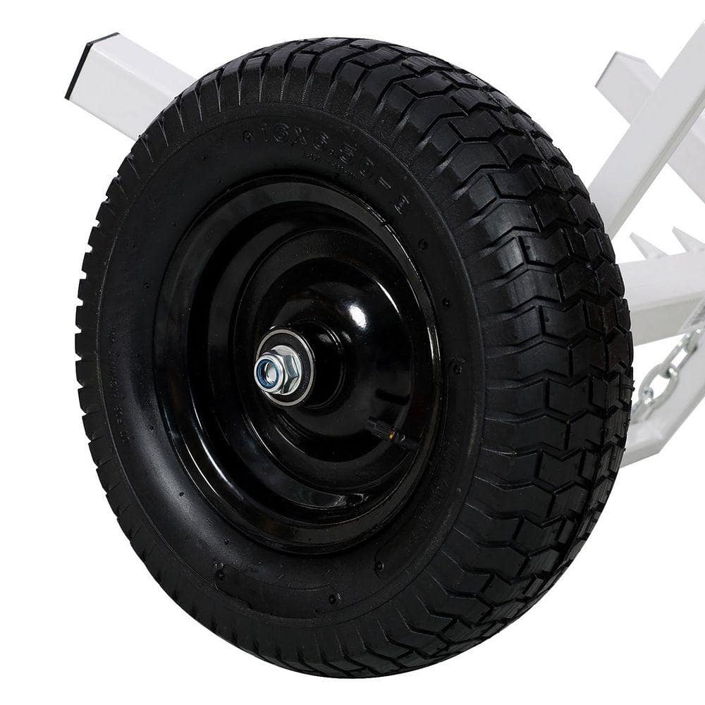 Miscool Ami ATV Log Skidding Arch 16.5" Pneumatic Wheels With Choker Chain 1000 lbs. Dolly (2)