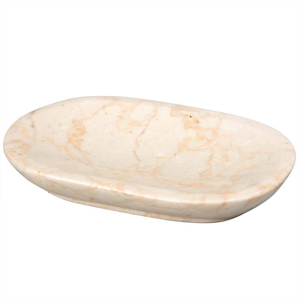 Creative Home Champagne Marble Bullet Soap Dish