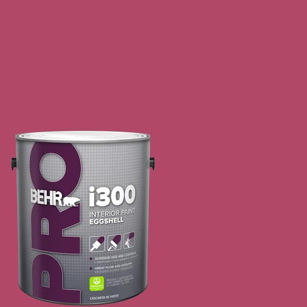 BEHR PRO 1 gal. #HDC-SM16-04 Bing Cherry Pie Eggshell Interior Paint (2)