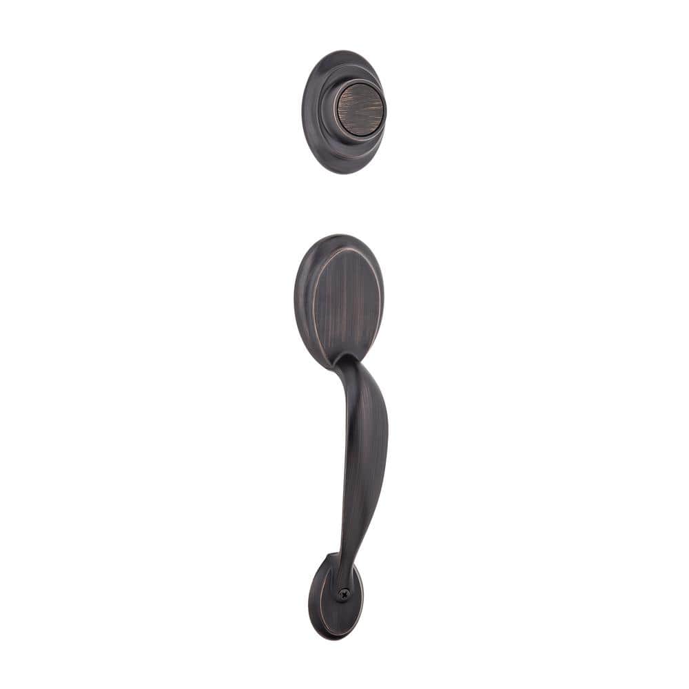 Kwikset Dakota Venetian Bronze Dummy Door Handleset Less Interior Pack (1)