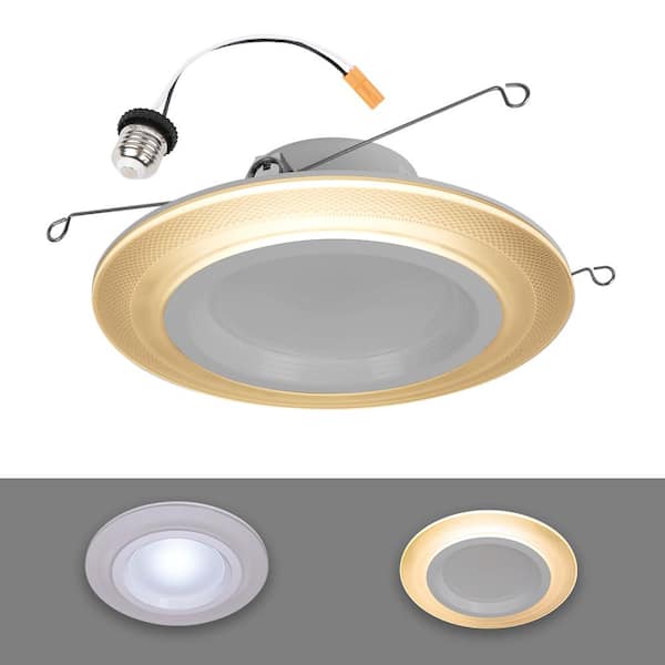 HALO 1-pack 5/6 in. 10.9-Watt RL Night Light Recessed LED Retrofit Module, 1000-Lumens, Selectable CCT, D2W