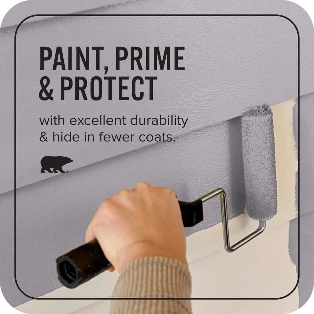 BEHR ULTRA 5 gal. #N570-3 Art Nouveau Glass Satin Enamel Exterior Paint & Primer (3)
