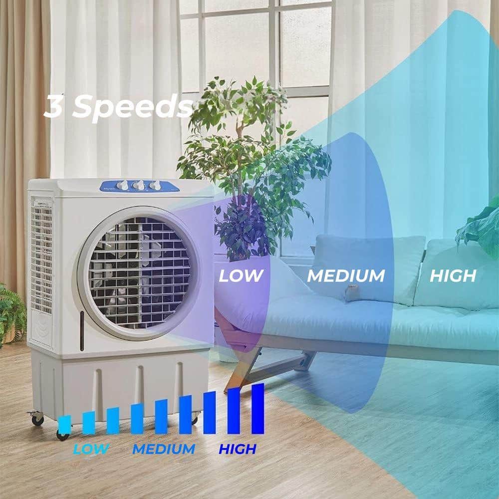 Mytek 1535 CFM Indoor Portable Evaporative Air Cooler (3)