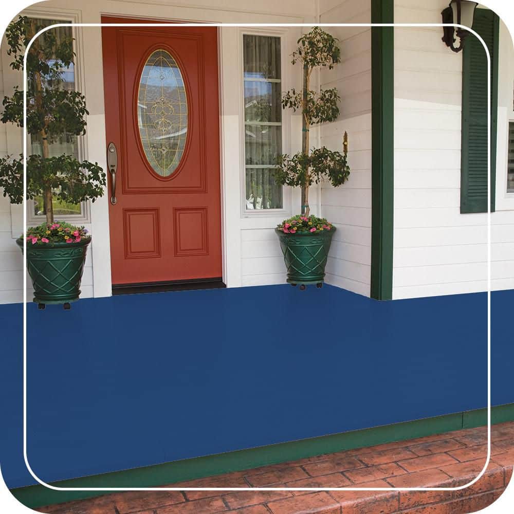 BEHR PREMIUM #P520-7 Low-Lustre Enamel Interior/Exterior Porch and Patio Floor Paint (2)