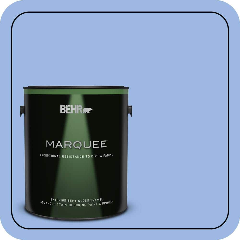 BEHR MARQUEE 1 gal. #P530-3 Honest Semi-Gloss Enamel Exterior Paint & Primer