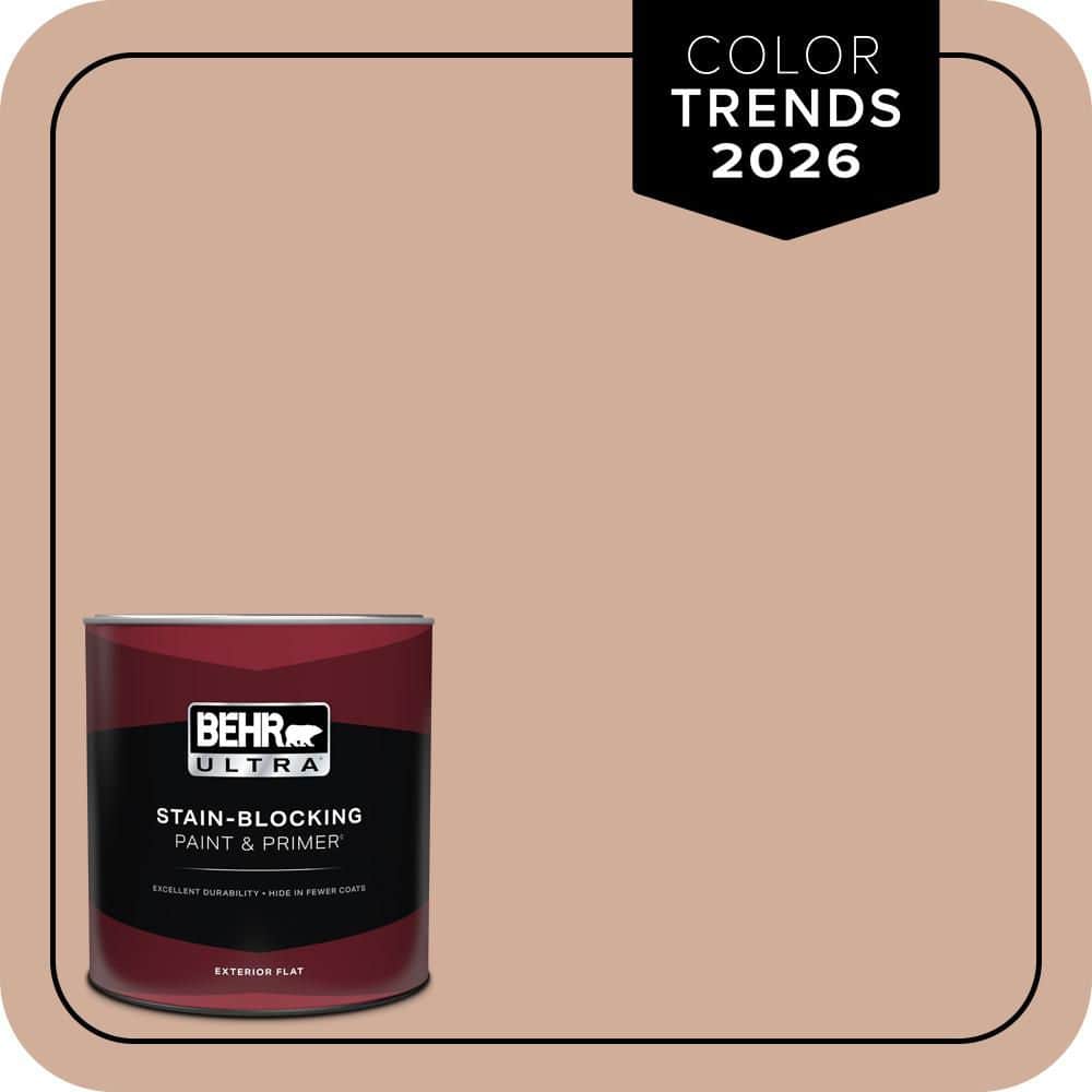 BEHR ULTRA 1 qt. #S200-3 Iced Copper Flat Exterior Paint & Primer