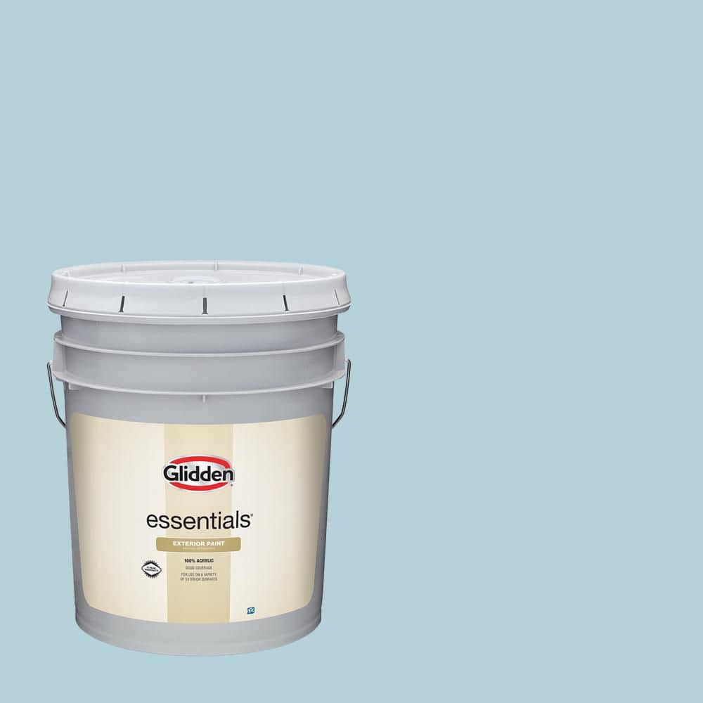 Glidden Essentials 5 gal. PPG1151-3 Midsummer's Dream Flat Exterior Paint