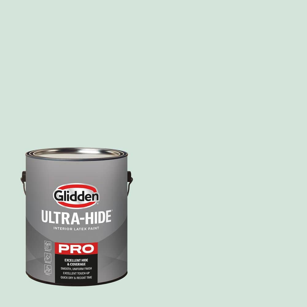 Glidden Ultra-Hide 1 gal. PPG1139-1 Summer Breeze Eggshell Interior Paint (1)