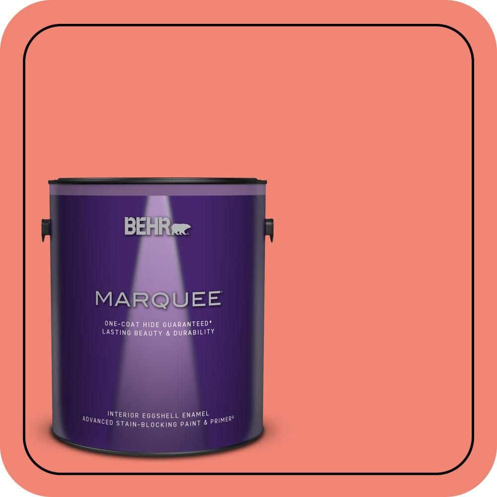 BEHR MARQUEE 1 gal. #T16-07 Coralette Eggshell Enamel Interior Paint & Primer