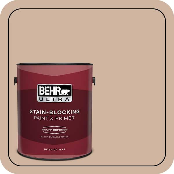 BEHR PREMIUM PLUS #BNC-01 Bauhaus Buff Enamel Interior/Exterior Paint & Primer Color Sample (4)