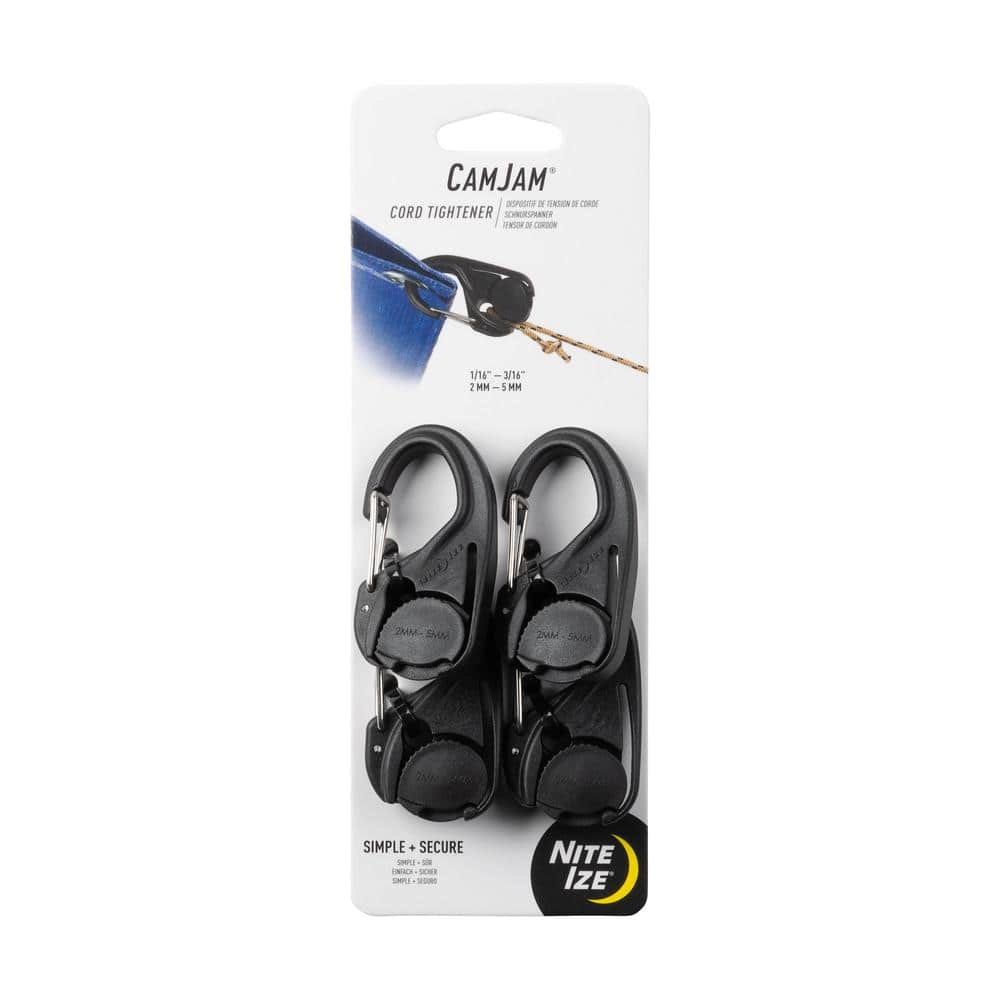 Nite Ize Plastic CamJam Cord Tightener (4-Pack)