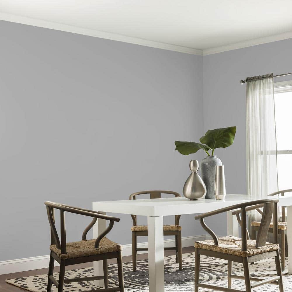 Glidden Premium 1 gal. #PPG1001-4 Flagstone Eggshell Interior Latex Paint (4)