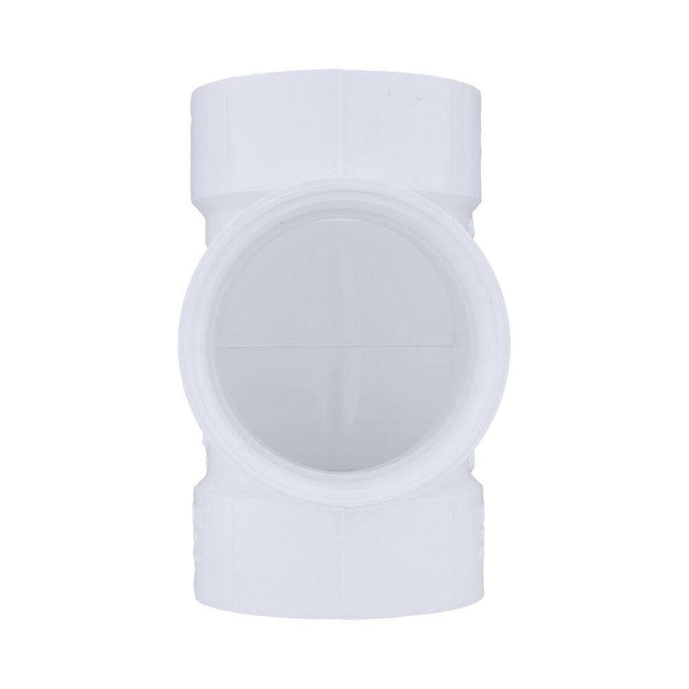 Charlotte Pipe 2 in. DWV PVC Flush Cleanout Tee Fitting (3)