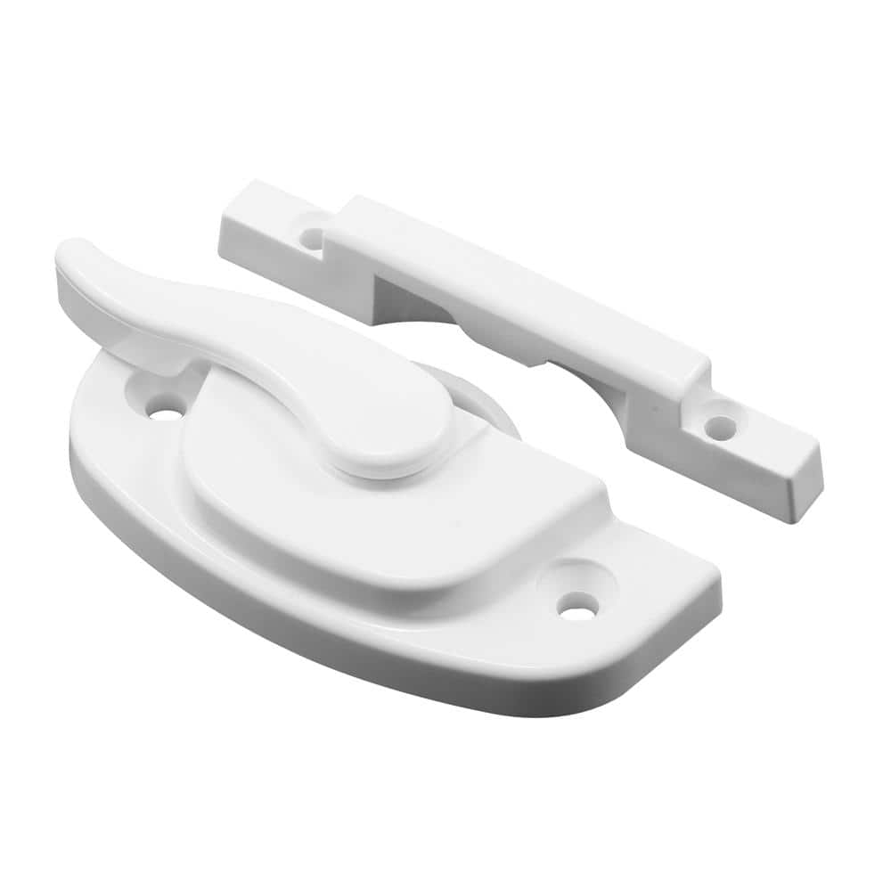 Prime-Line White Composite Window Sash Lock for Vinyl Windows
