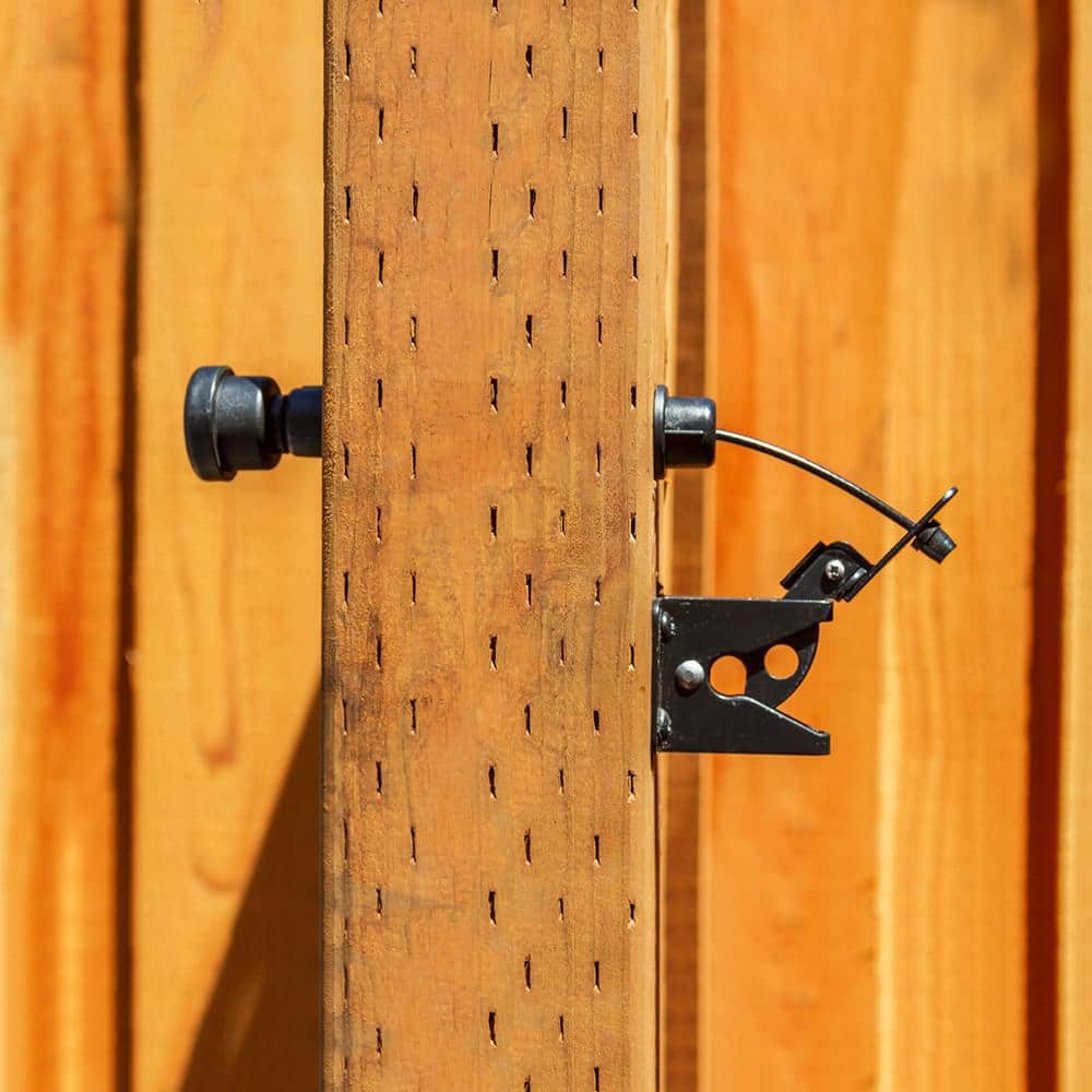 GH Gate Products Black Plastic Gate Latch Pull (2)