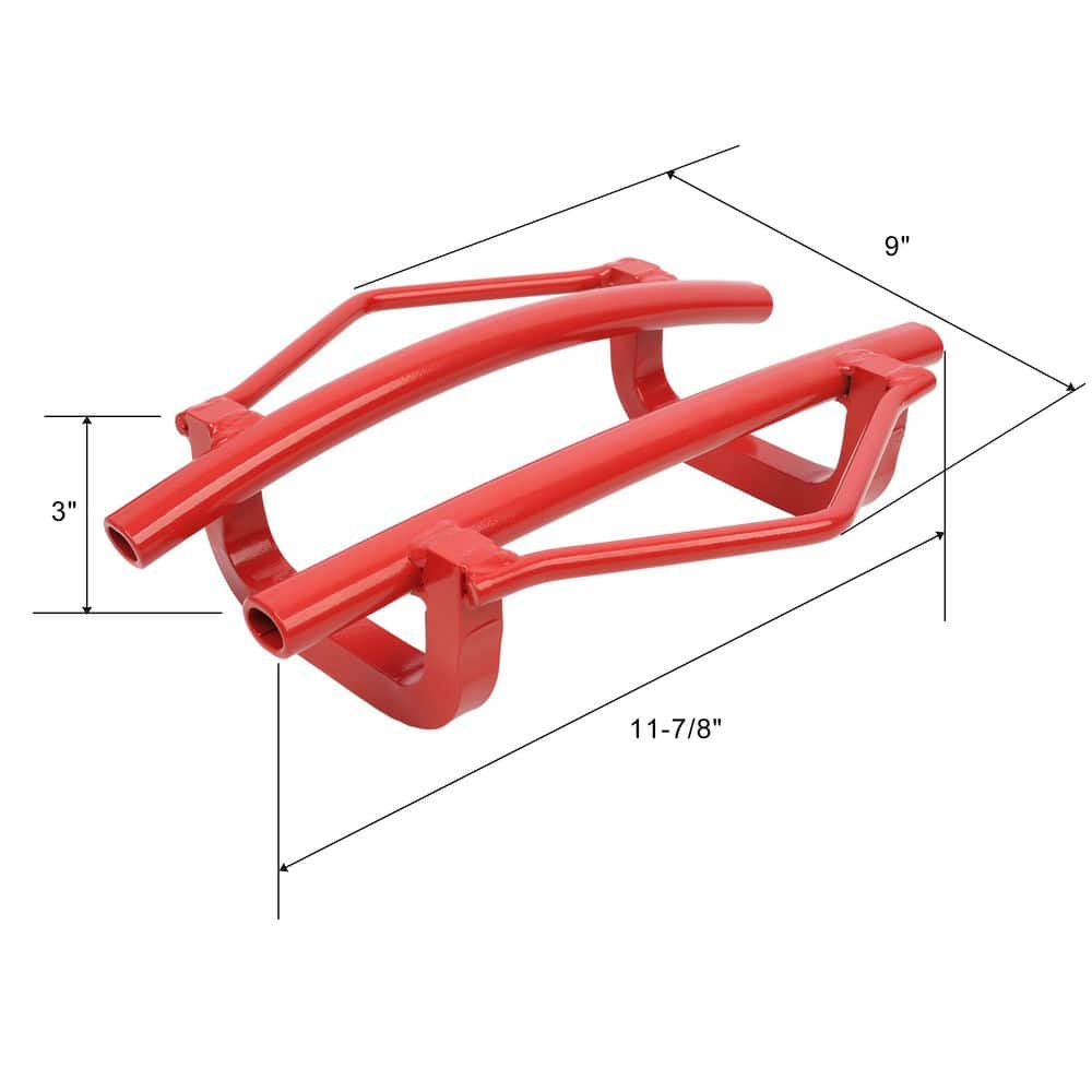 Tidoin 12 in. Red Steel Quarter Puller Universal Auto Body Repair Tools Dent Removal Tool (2)