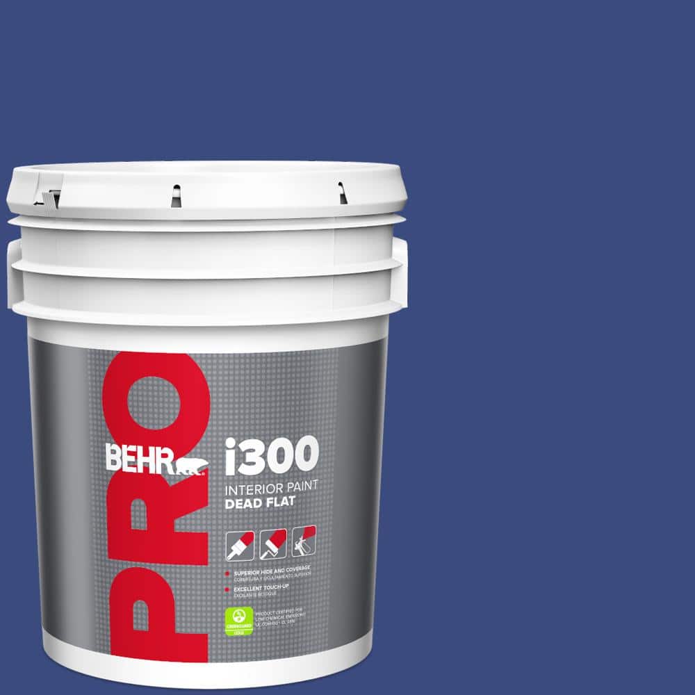 BEHR PRO 5 gal. #P530-7 Tanzanite Dead Flat Interior Paint
