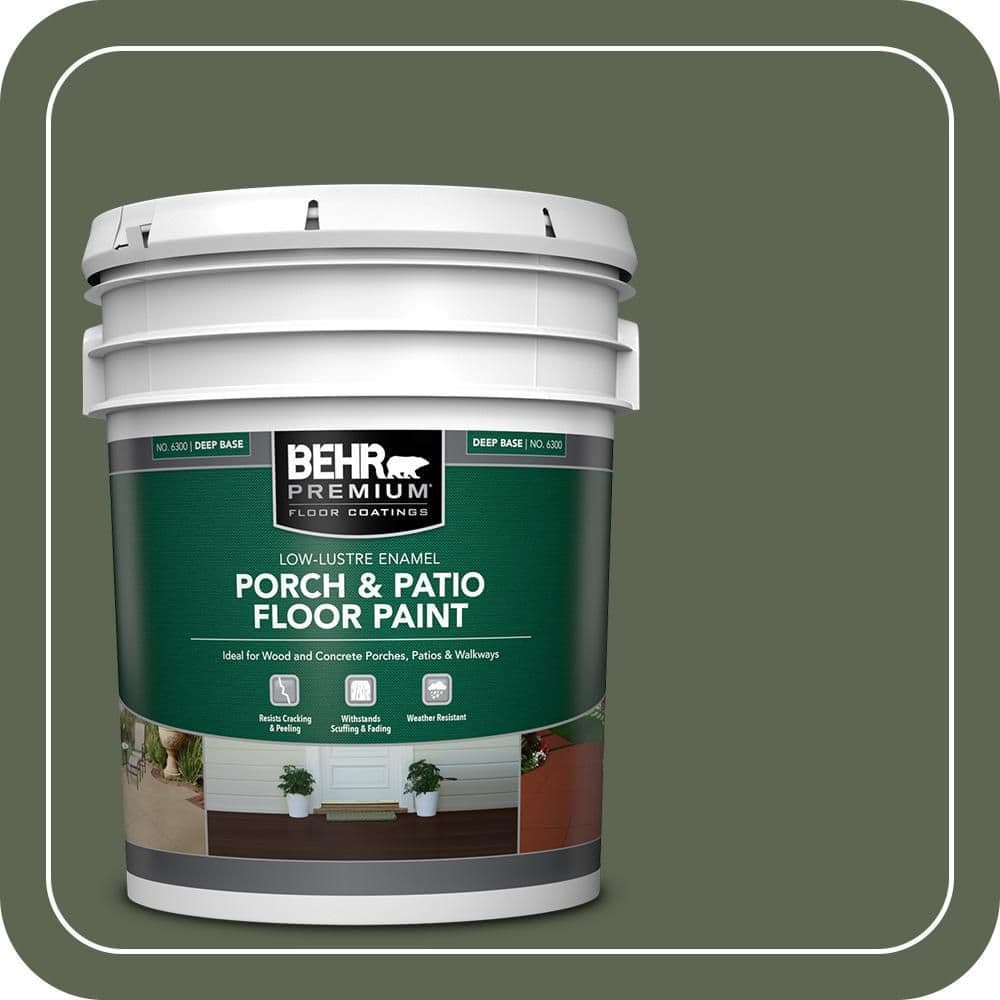 BEHR PREMIUM #N390-7 Low-Lustre Enamel Interior/Exterior Porch and Patio Floor Paint (1)