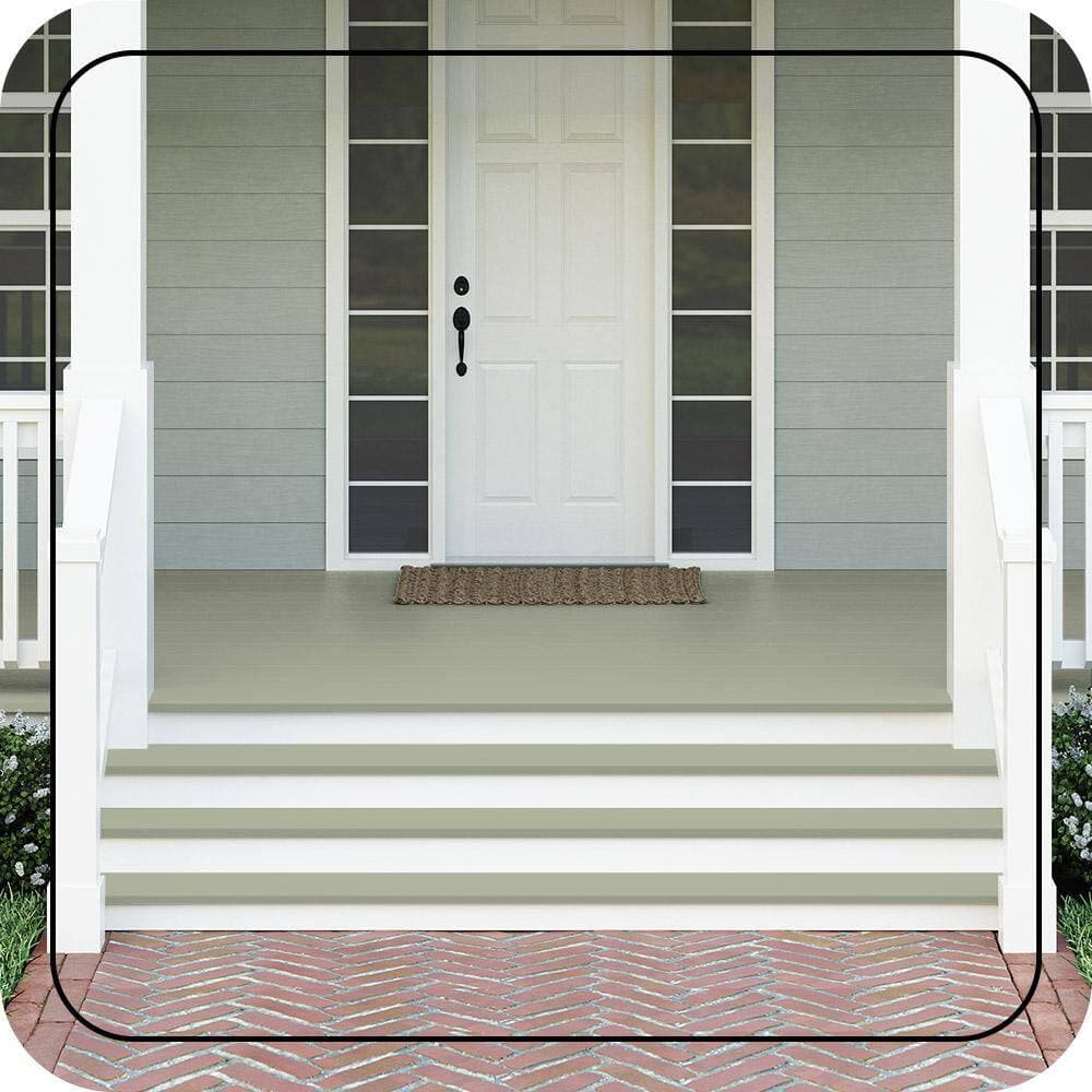 BEHR PREMIUM #PPU11-09 Textured Low-Lustre Enamel Interior/Exterior Porch and Patio Anti-Slip Floor Paint (2)
