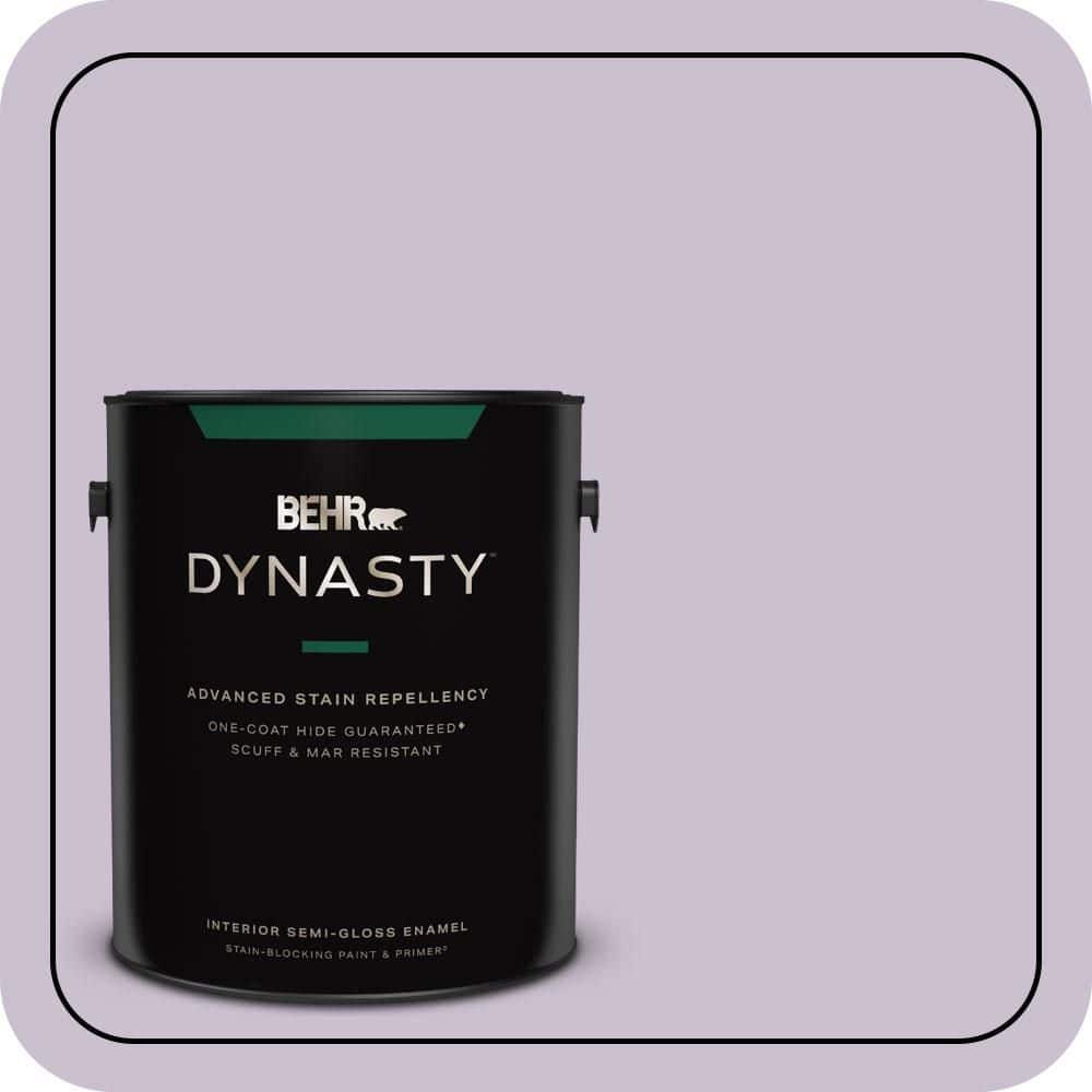 BEHR DYNASTY 1 gal. #S100-2 Romantic Poetry Semi-Gloss Enamel Interior Stain-Blocking Paint & Primer