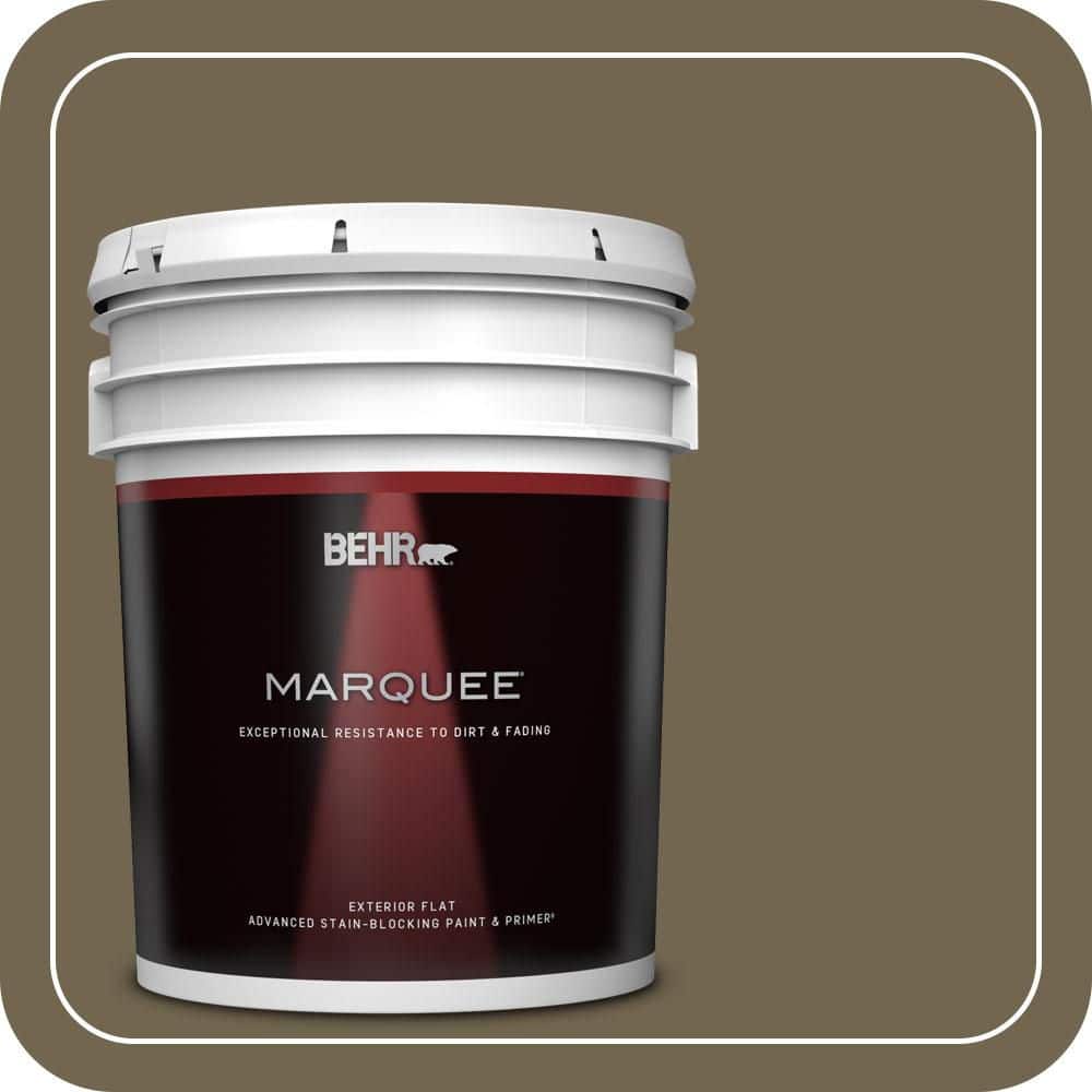 BEHR MARQUEE 5 gal. #N330-7 Adventurer Flat Exterior Paint & Primer