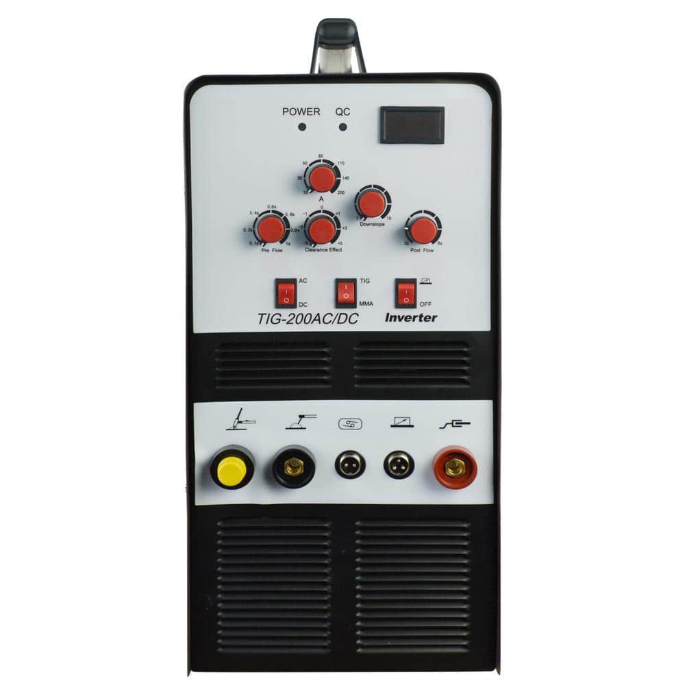 Lotos 200 Amp TIG/Stick Square Wave Inverter Welder with Foot Pedal for Aluminum, Dual Voltage 110/220V (2)