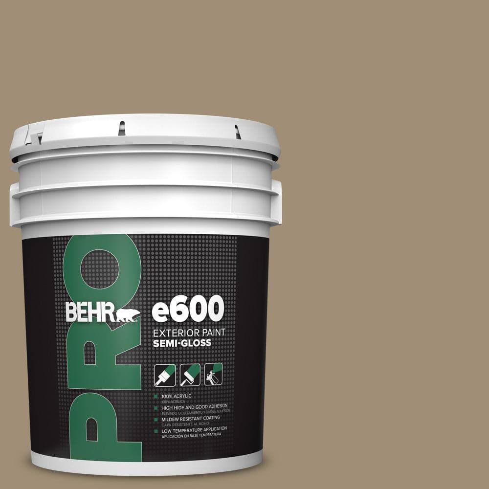 BEHR PRO 5 gal. #ECC-17-1 Cottage Walk Semi-Gloss Exterior Paint