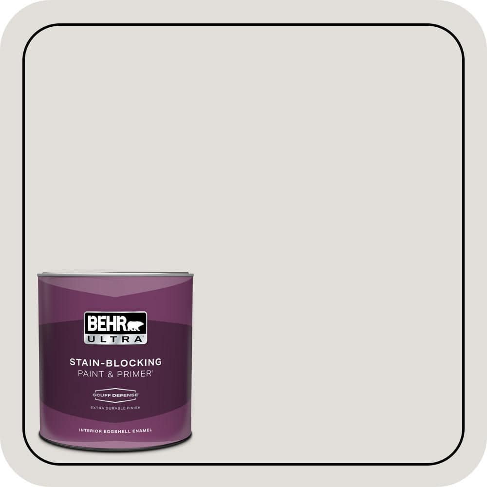 BEHR ULTRA 1 qt. #PWN-63 Abalone Shell Extra Durable Eggshell Enamel Interior Paint & Primer