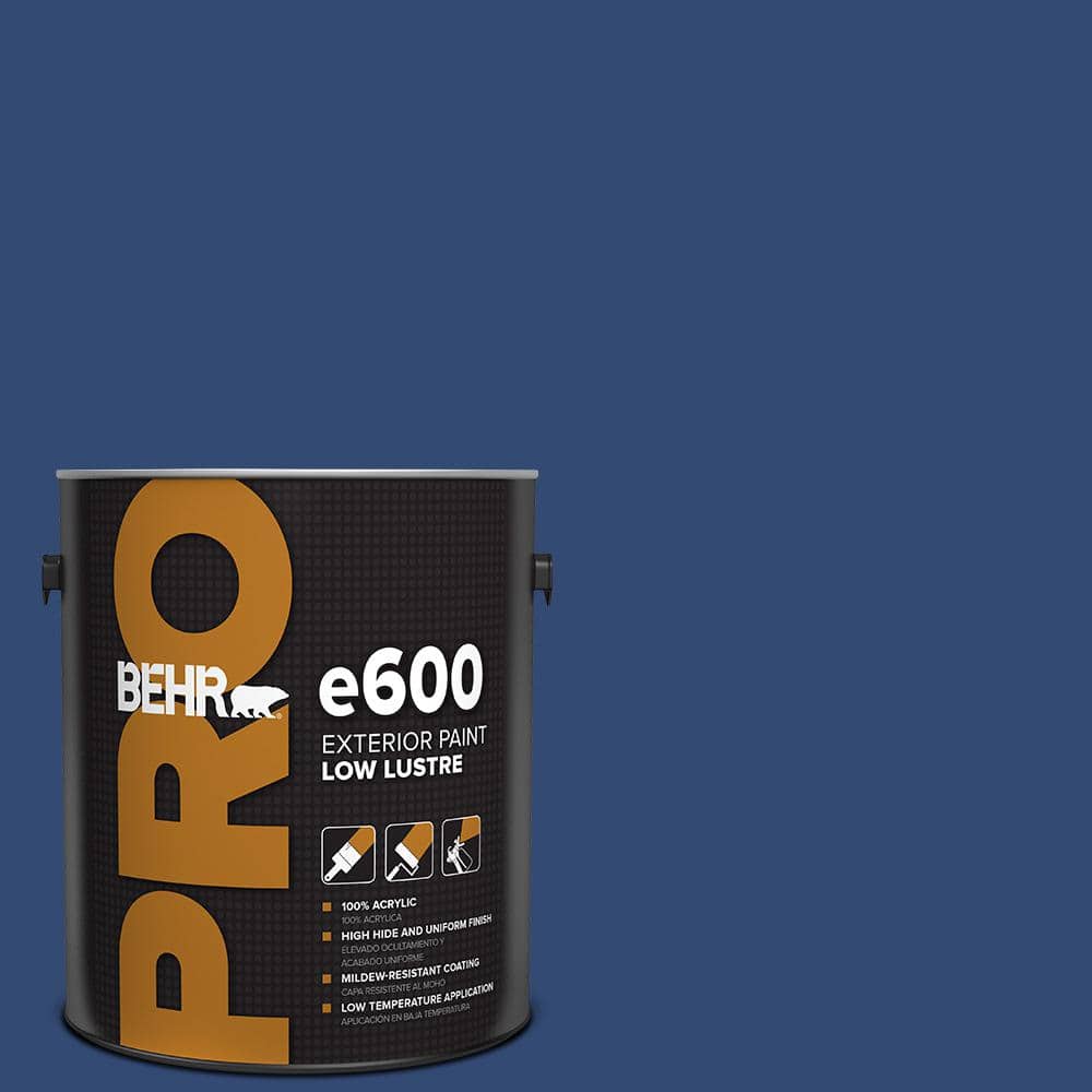 BEHR PRO 1 gal. #S-H-580 Navy Blue Low Luster Exterior Paint