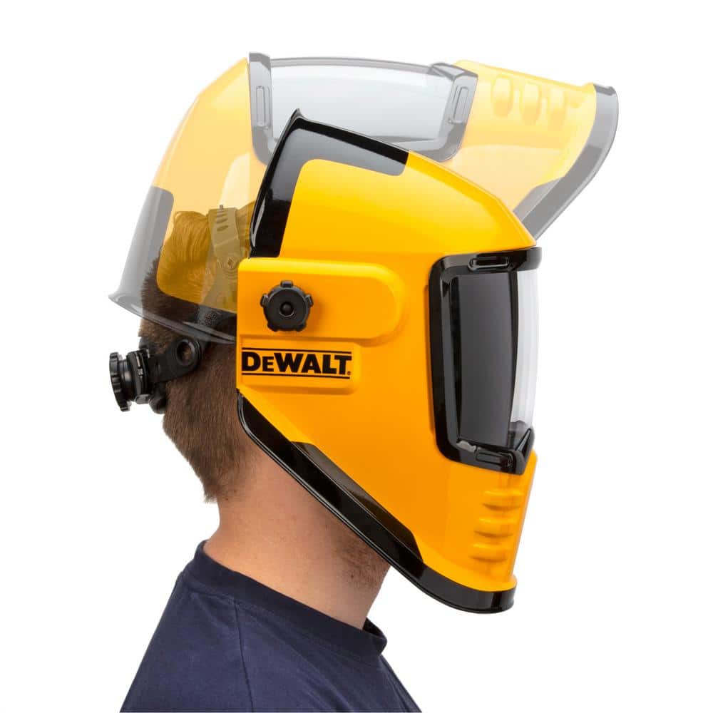 DEWALT 3.9 in. x 2.4 in. W View Auto-Darkening Welding Helmet with Variable Number 4-13 Shade Lens (2)