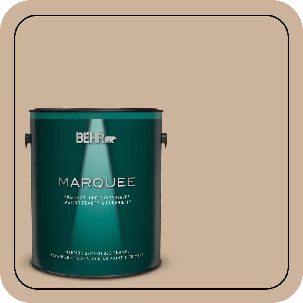 BEHR MARQUEE 1 gal. #T17-03 Sepia Filter Semi-Gloss Enamel Interior Paint & Primer