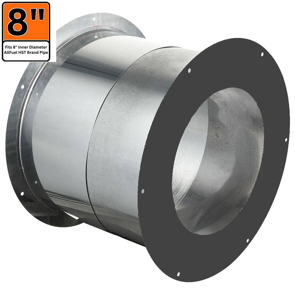 ALLFUEL HST 8 in. x 10 in. Wall Thimble for Double Wall Chimney Pipe (1)