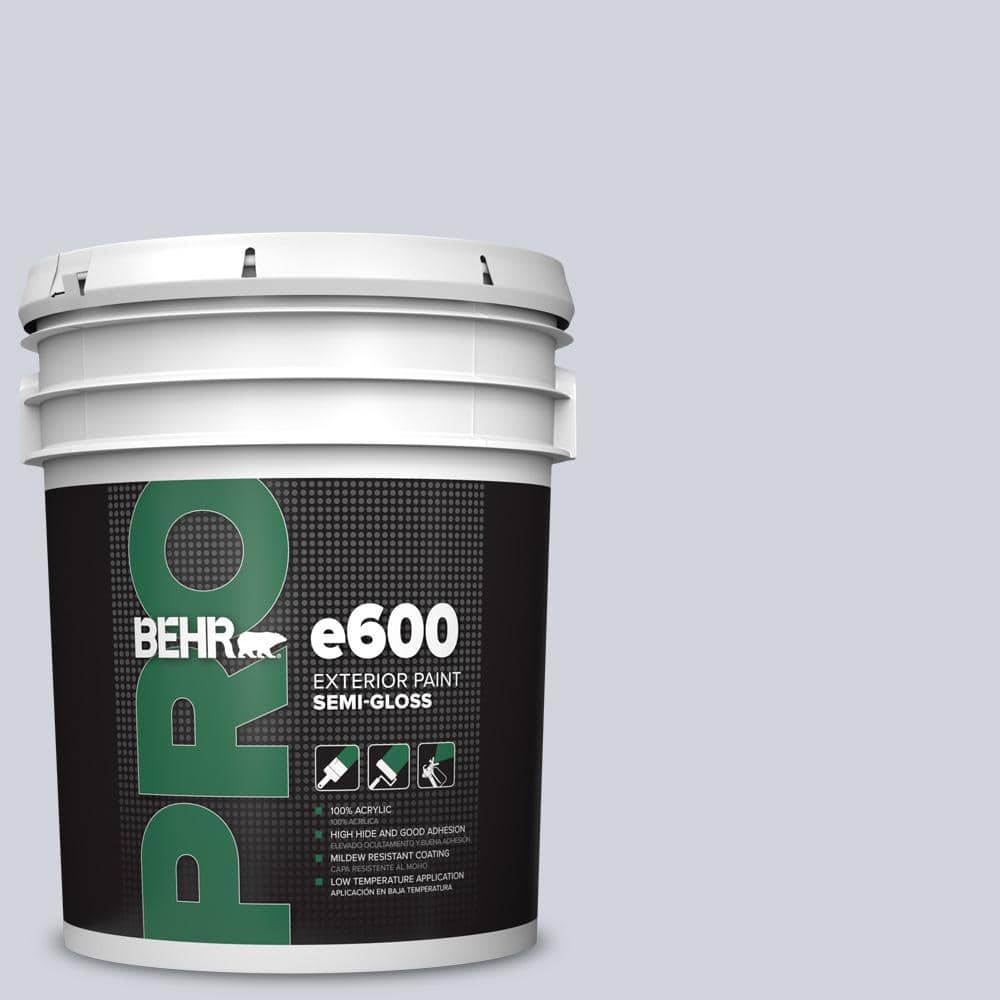BEHR PRO 5 gal. #S550-1 Blueberry Whip Semi-Gloss Exterior Paint