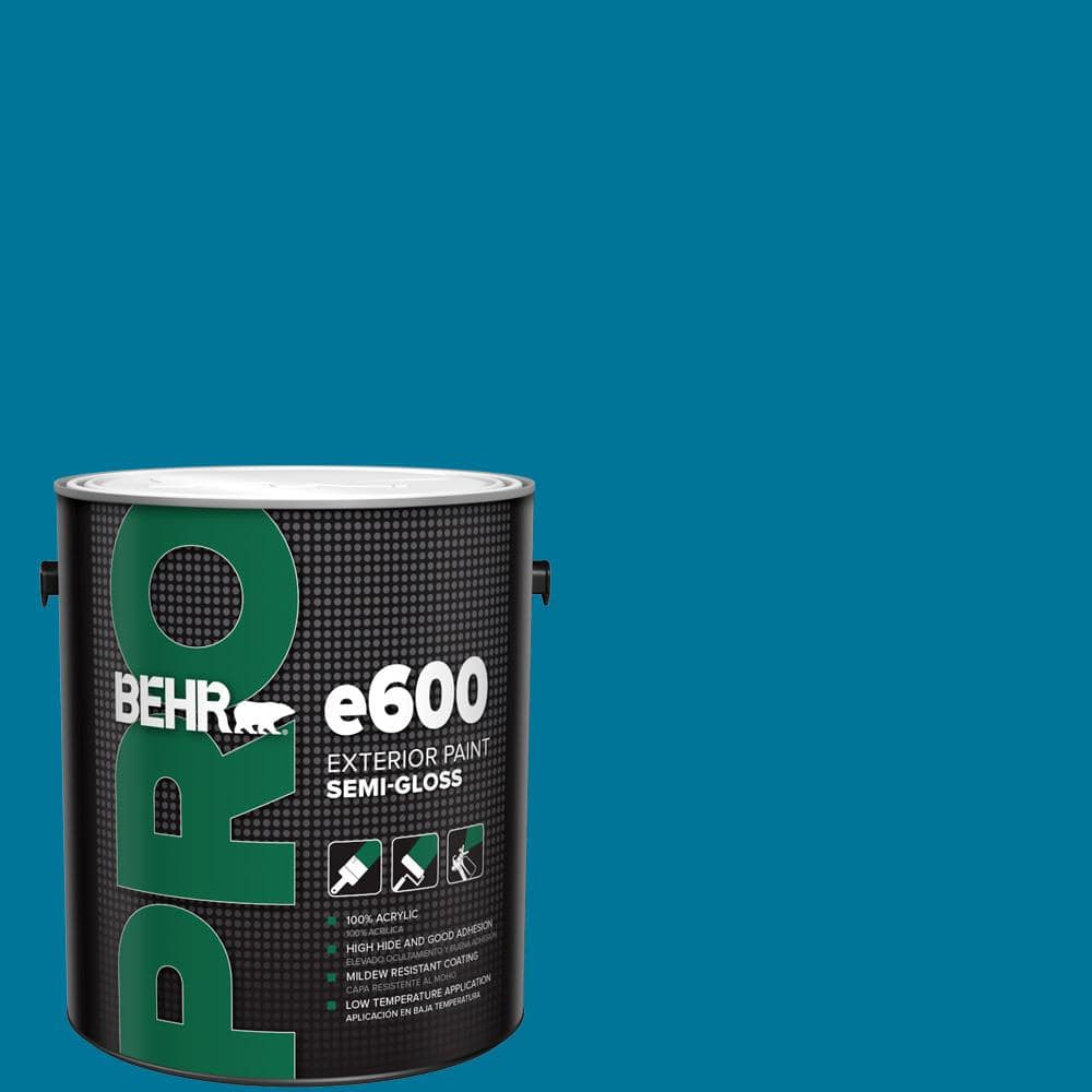 BEHR PRO 1 gal. #P490-7 Mayan Treasure Semi-Gloss Exterior Paint