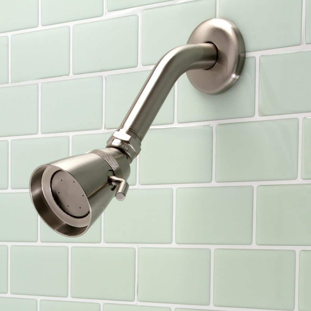 Kingston Brass Concord Single-Handle 1-Spray Shower Faucet in Brushed Nickel (Valve Included) (3)