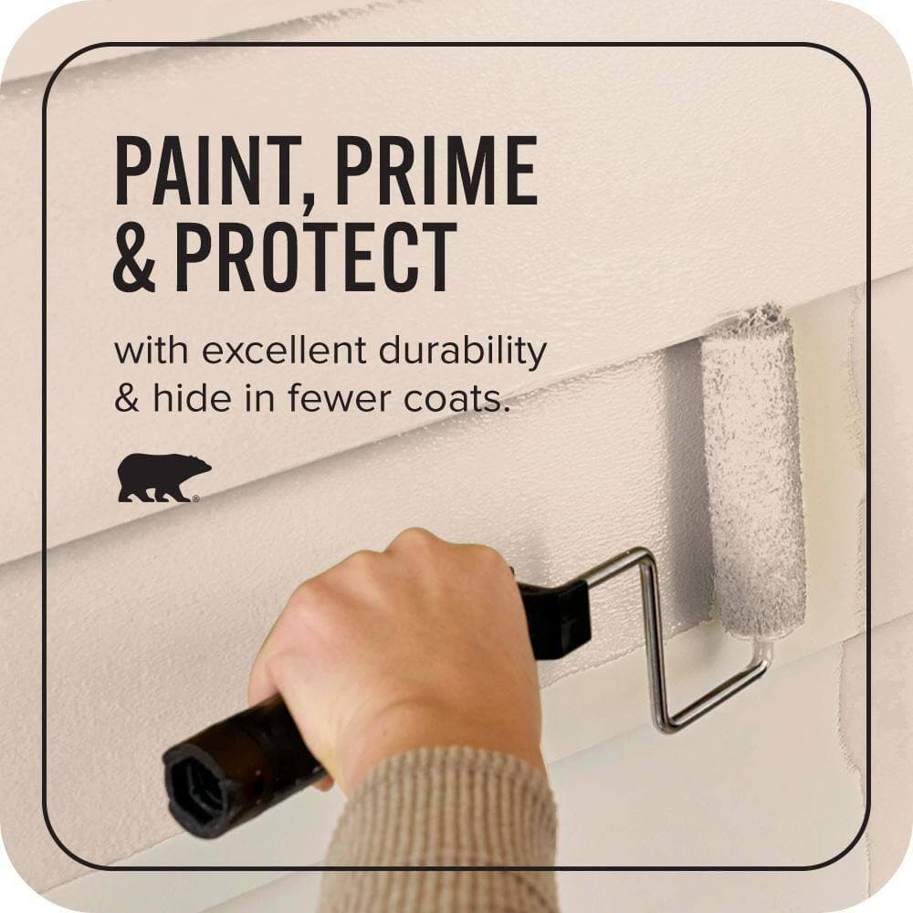 BEHR ULTRA 1 qt. #S220-1 Autumn Blush Satin Enamel Exterior Paint & Primer (3)