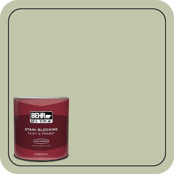 BEHR PREMIUM PLUS #PPU10-08 Minted Lemon Interior/Exterior Paint & Primer Color Sample (2)