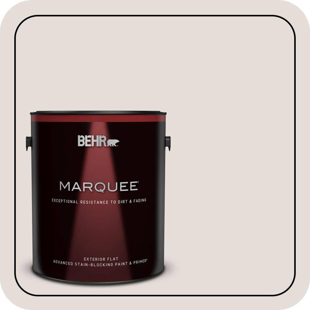BEHR MARQUEE 1 gal. #PPU17-06 Crushed Peony Flat Exterior Paint & Primer