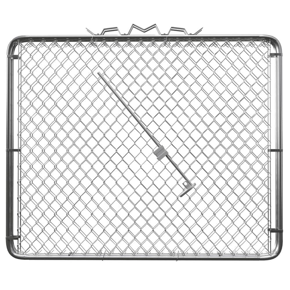 YARDGARD 10 ft. W x 6 ft. H Galvanized Steel Drive-Through Gate 2-panels