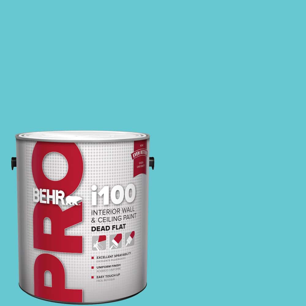 BEHR PRO 1 gal. #P470-4 Paradise Sky Dead Flat Interior Paint (1)