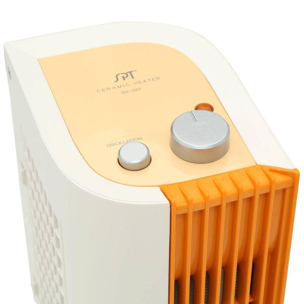 SPT 13 3/4 in. 1200 - Watt Mini Tower Ceramic Heater (3)