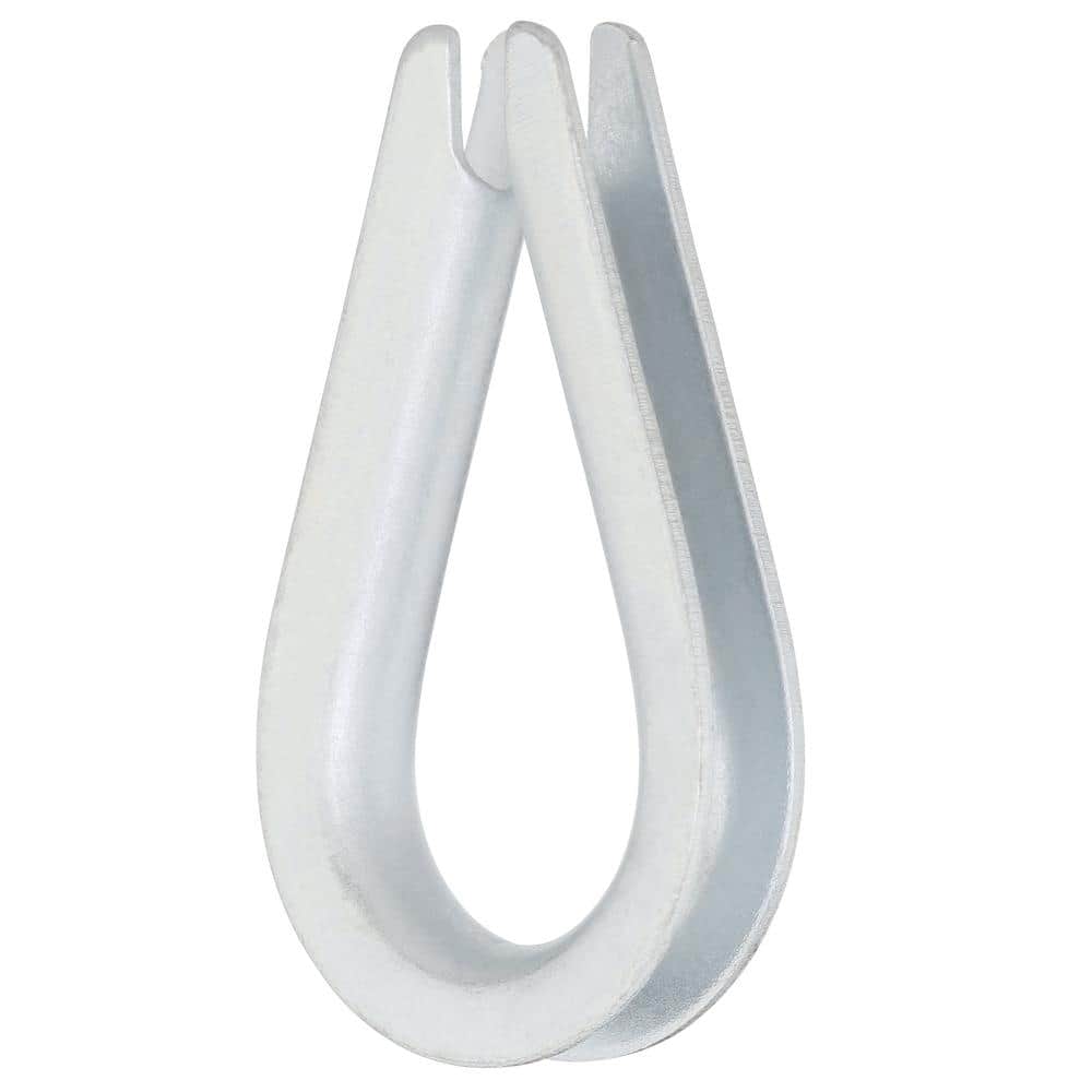 Everbilt 1/8 in. Zinc-Plated Wire Rope Thimble (2)