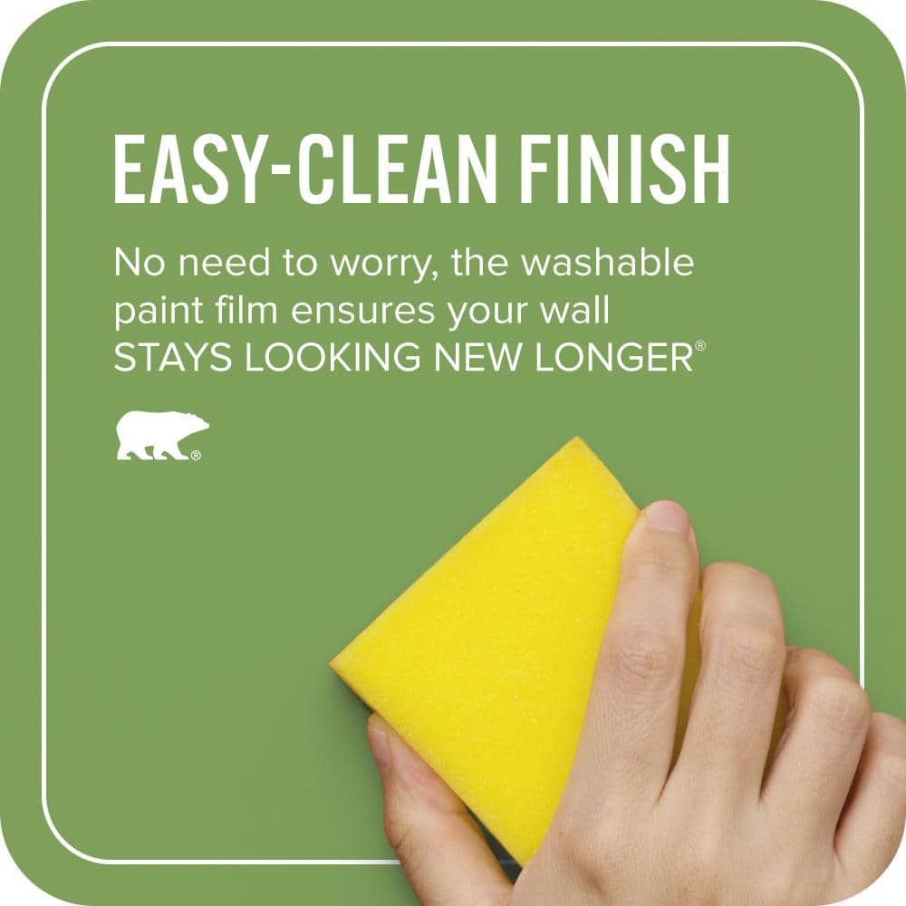 BEHR ULTRA 1 gal. #P380-6 Springview Green Extra Durable Flat Interior Paint & Primer (4)