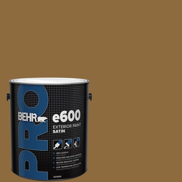 BEHR PRO 1 gal. #300D-7 Spanish Leather Satin Exterior Paint (2)