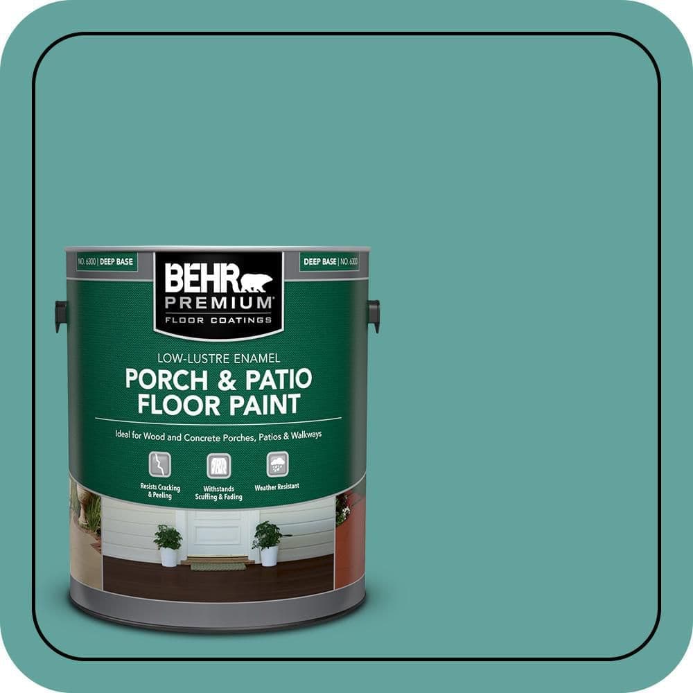 BEHR PREMIUM #M450-5 Low-Lustre Enamel Interior/Exterior Porch and Patio Floor Paint (1)