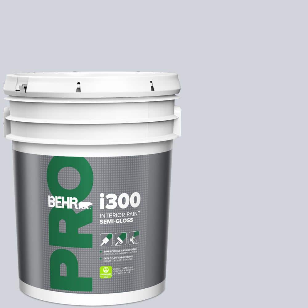 BEHR PRO 5 gal. #S550-1 Blueberry Whip Semi-Gloss Interior Paint